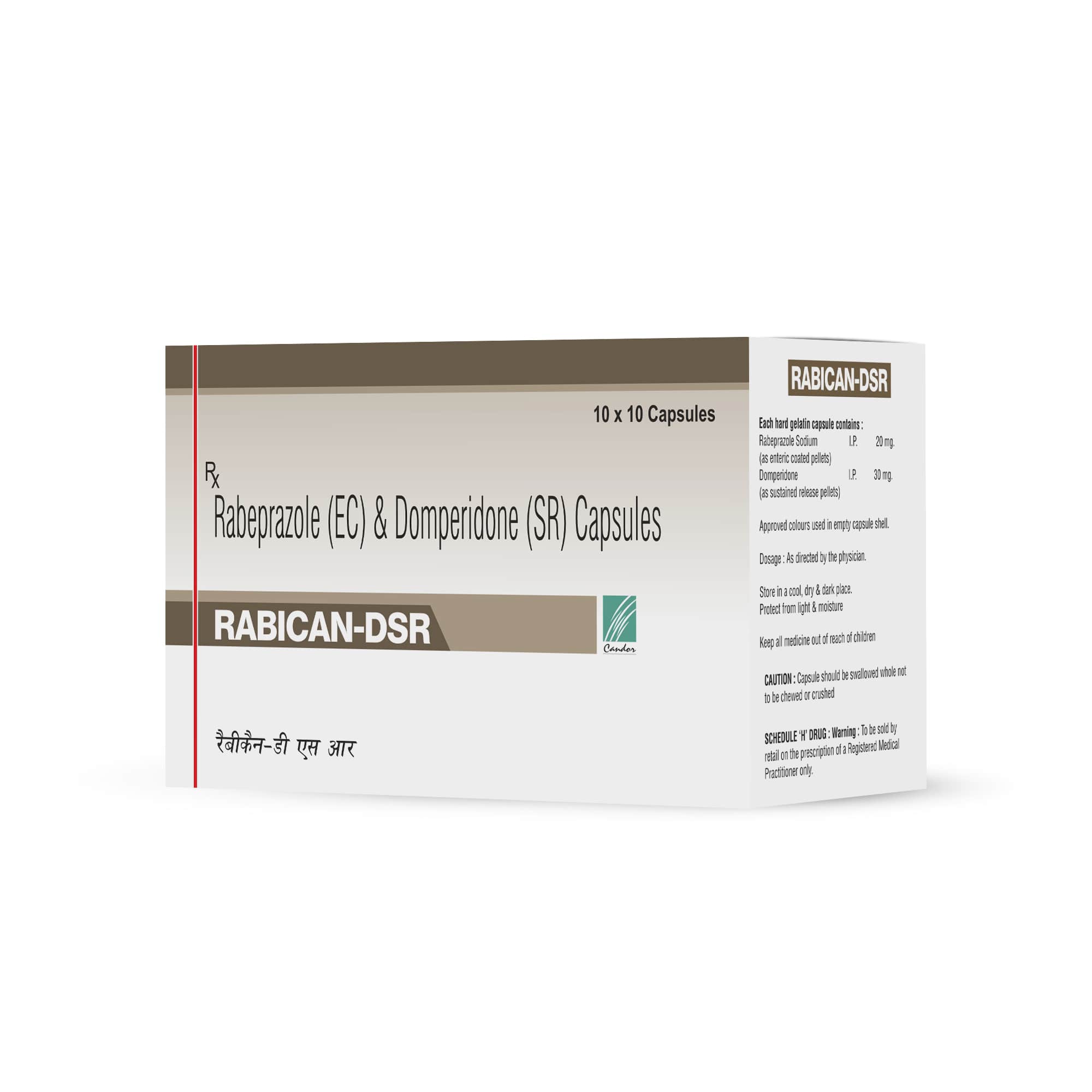 Rabeprazole (EC) & Domperidone (SR) Capsules