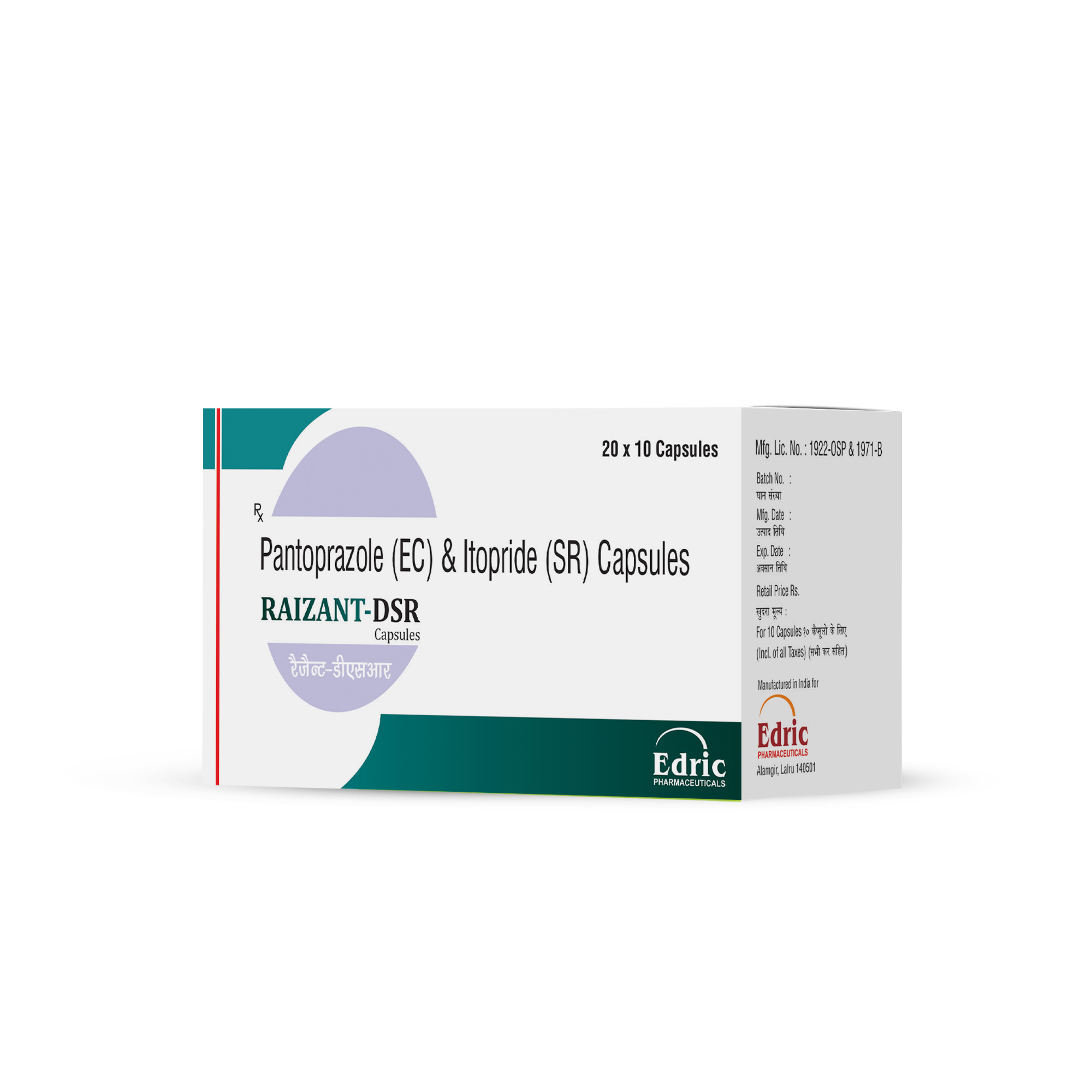 Pantoprazole (EC) & Itopride (SR) Capsules