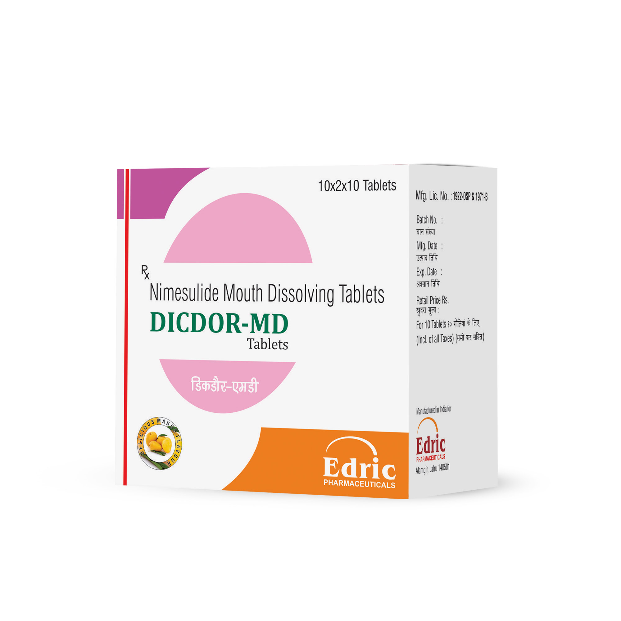 Nimesulide Mouth Dissolving Tablets