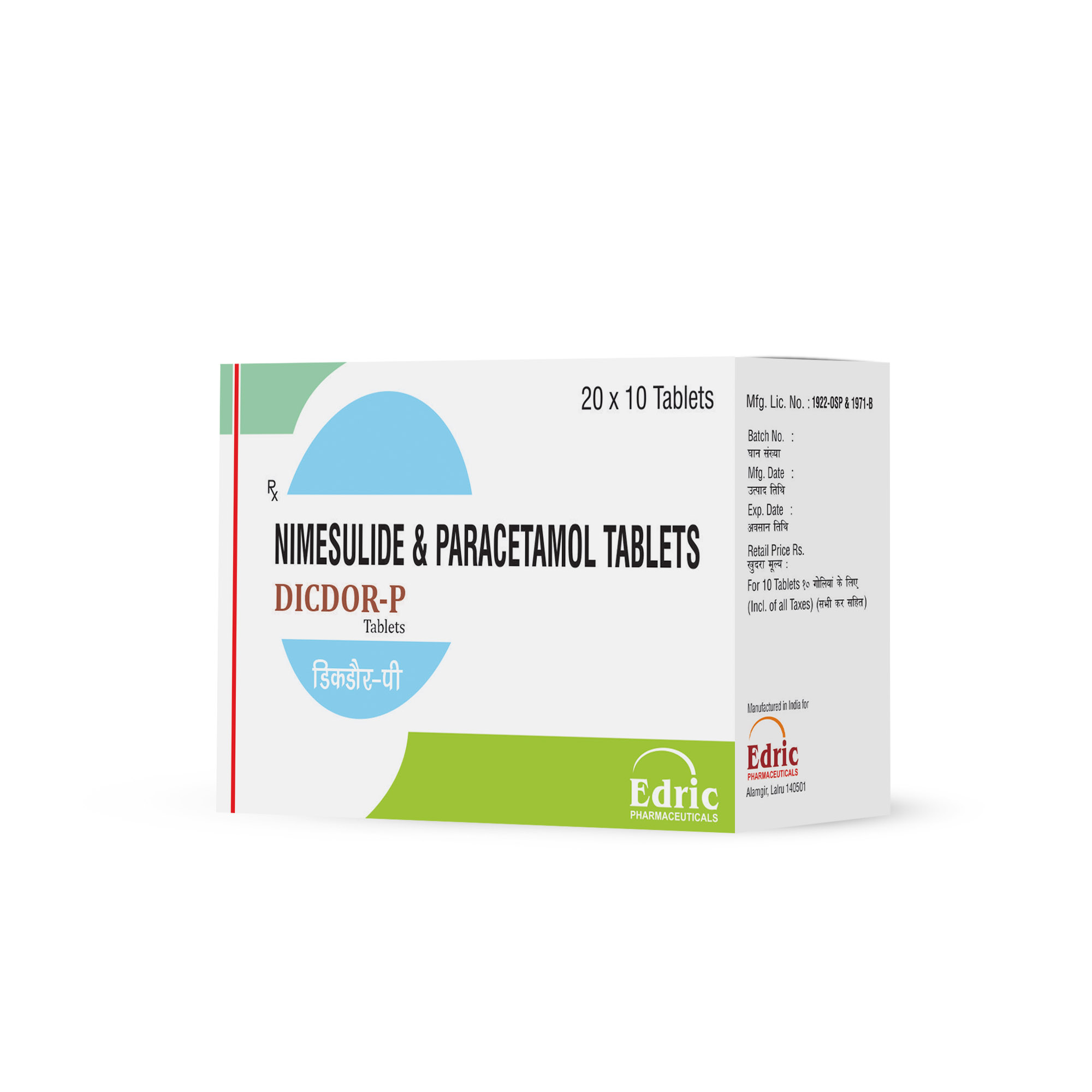 NIMESULIDE & PARACETAMOL TABLETS